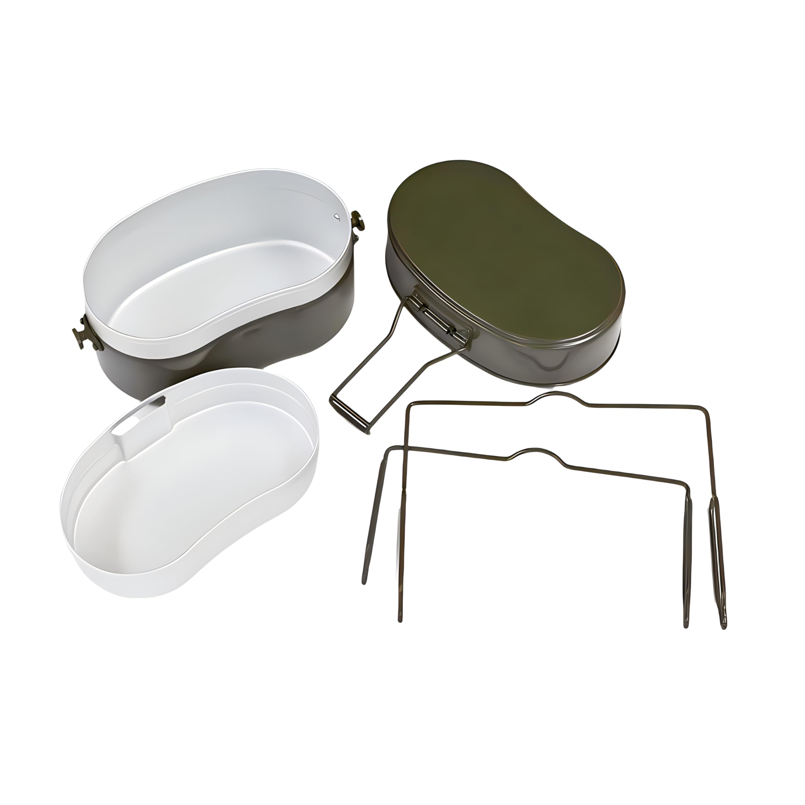 Amazon | MiliCamp 戦闘飯盒2型 (OD色) 再生産版 自衛隊山岳飯盒弐型 2